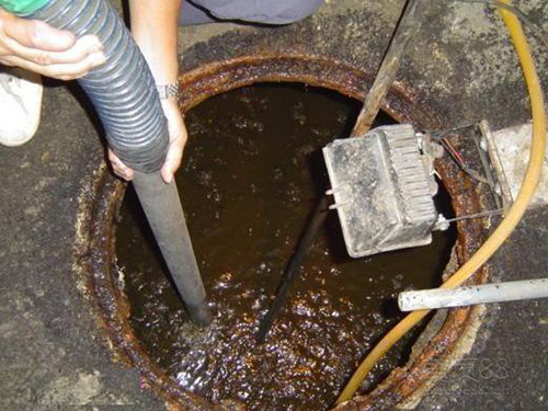 南涧隔油池清理